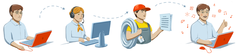 Подключить интернет и тв в Казани